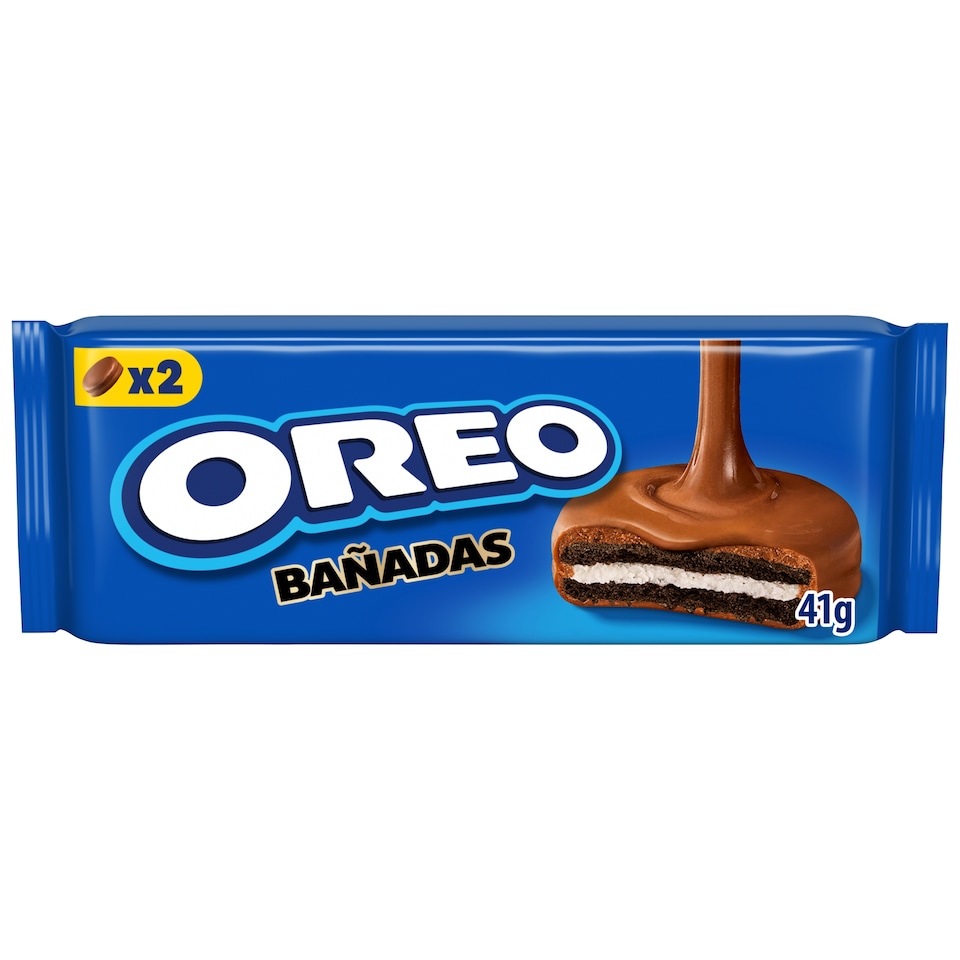 Oreo sušenky s vanilkovou náplní a kakaovou polevou 41g