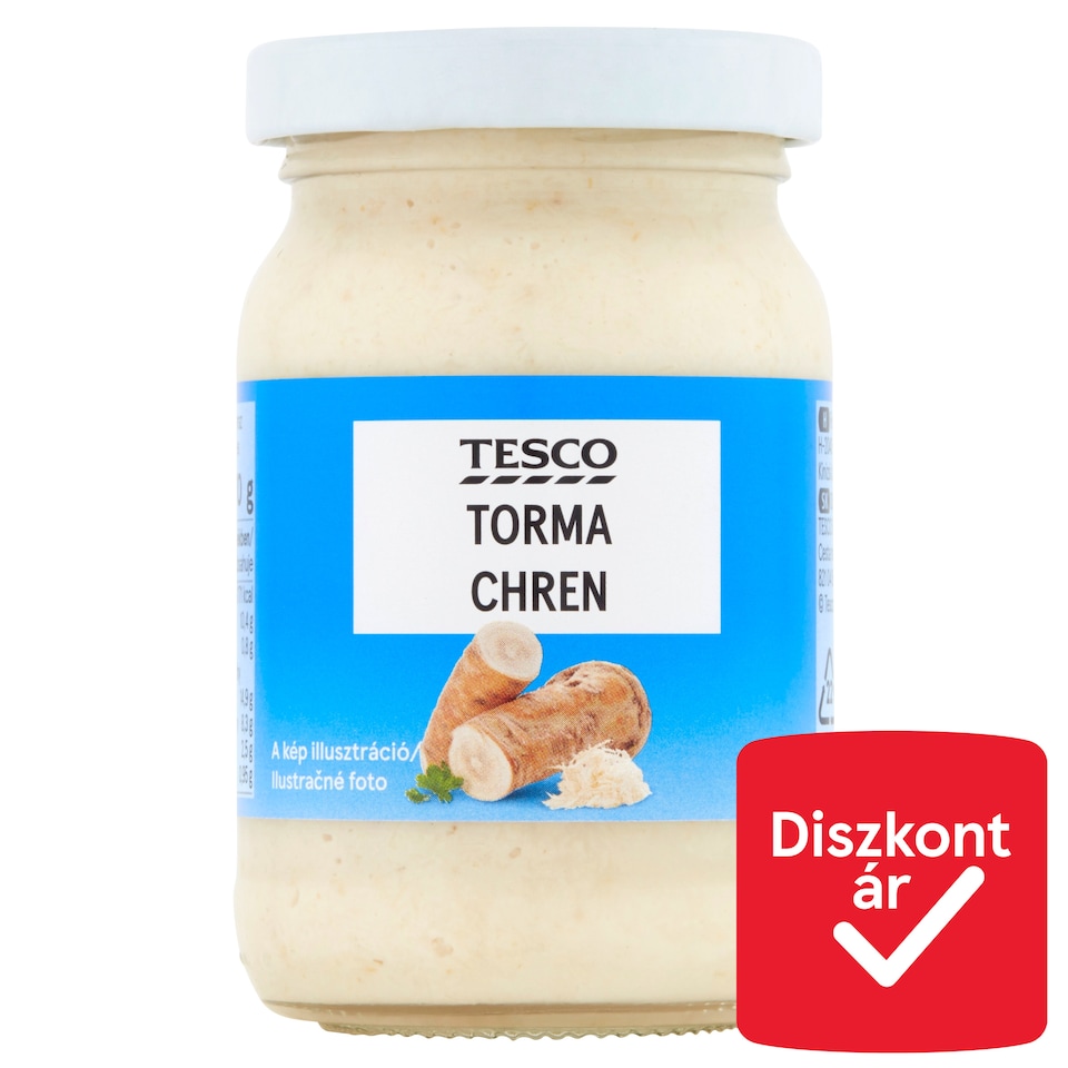 Tesco reszelt torma 170 g