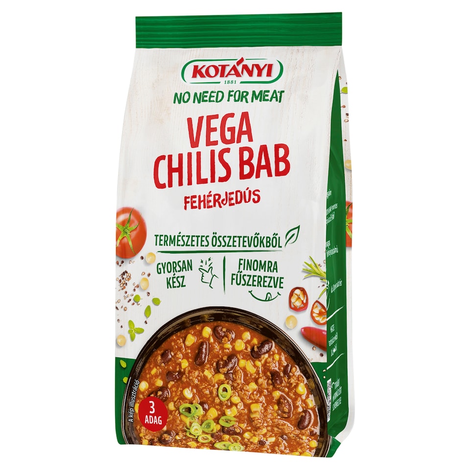 Kotányi No Need For Meat vega chilis bab 100 g