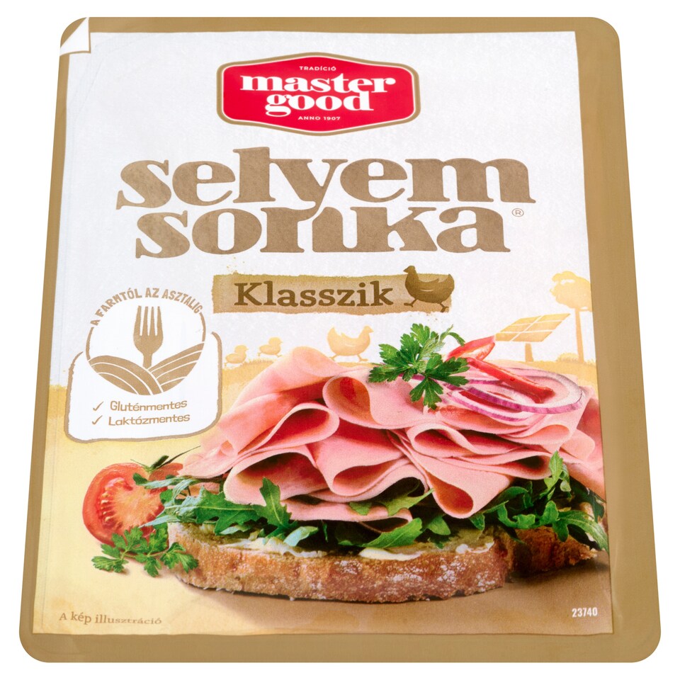 Master Good Klasszik szeletelt selyemsonka 100 g  1. kép