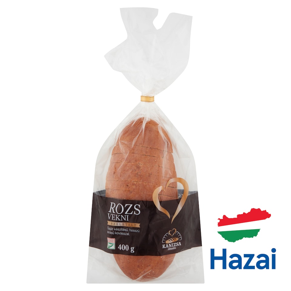 Kanizsa Pékség Sliced Rye Loaf 400 g