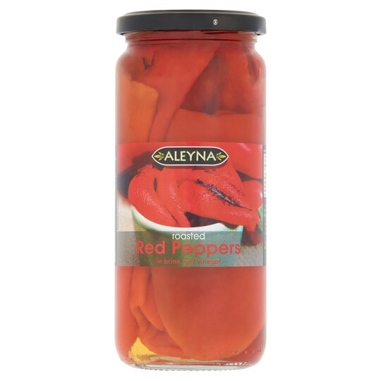 Aleyna Roasted Red Peppers 480G Tesco Groceries