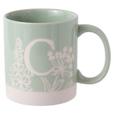 Tesco WWF Wildflower Alphabet Mug C