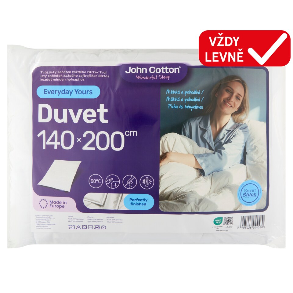 John Cotton Duvet 140 x 200 cm