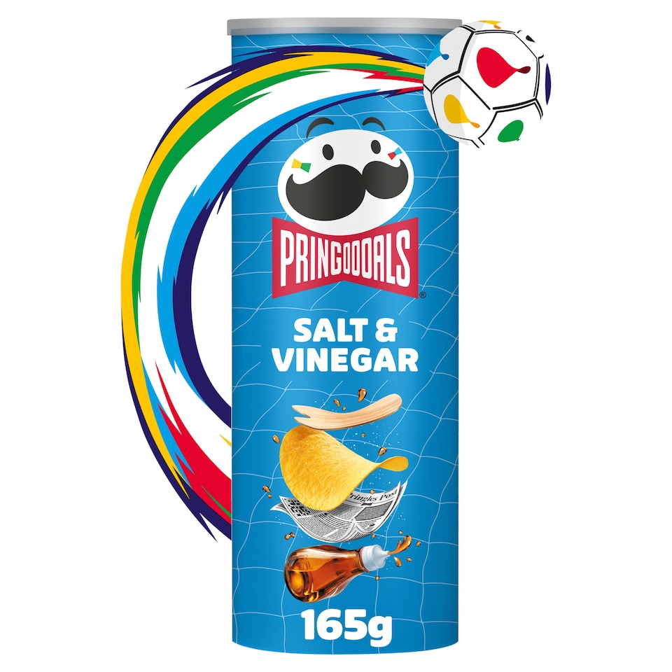 image 1 of Pringles Salt & Vinegar Sharing Crisps 165g