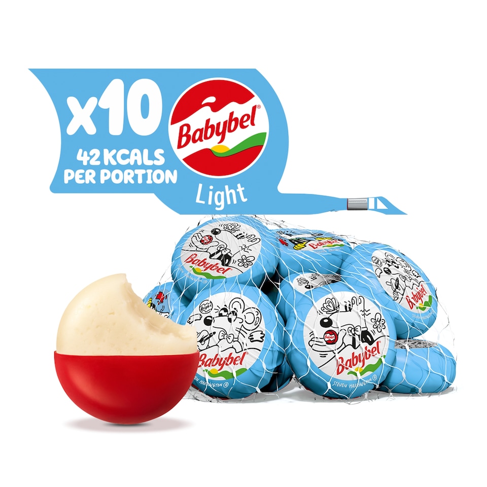 image 1 of Mini Babybel Light Cheese Snacks 10 x 20g