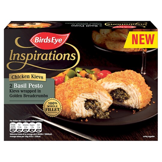 Birds Eye 2 Inspirations Chicken Kievs Pesto 300G Tesco Groceries