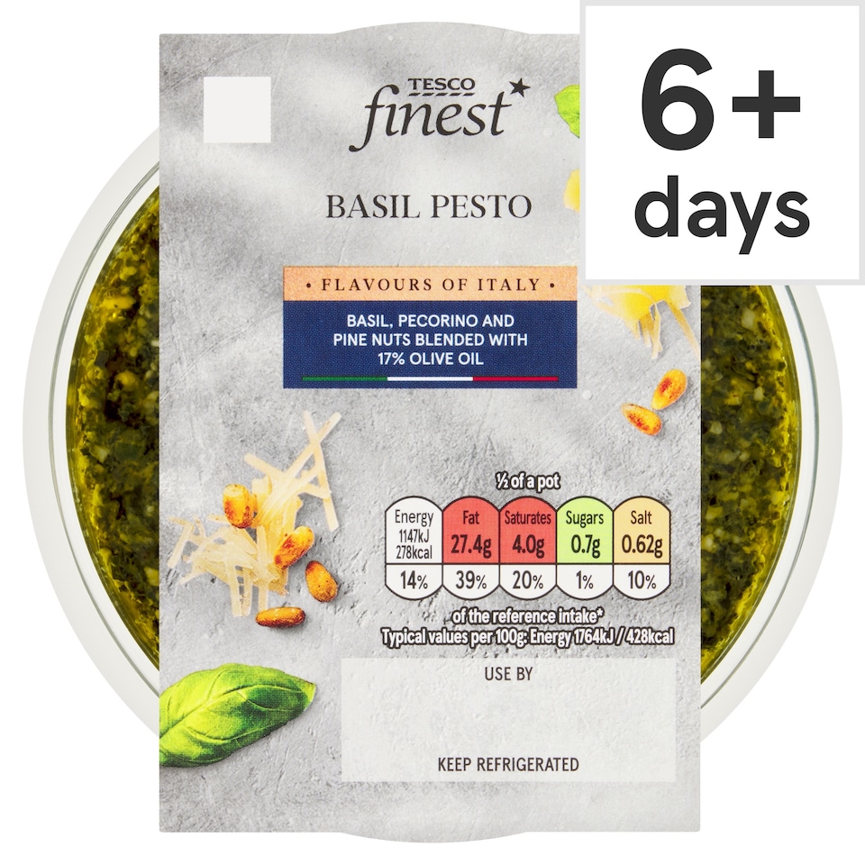Tesco Finest Basil Pesto 130G