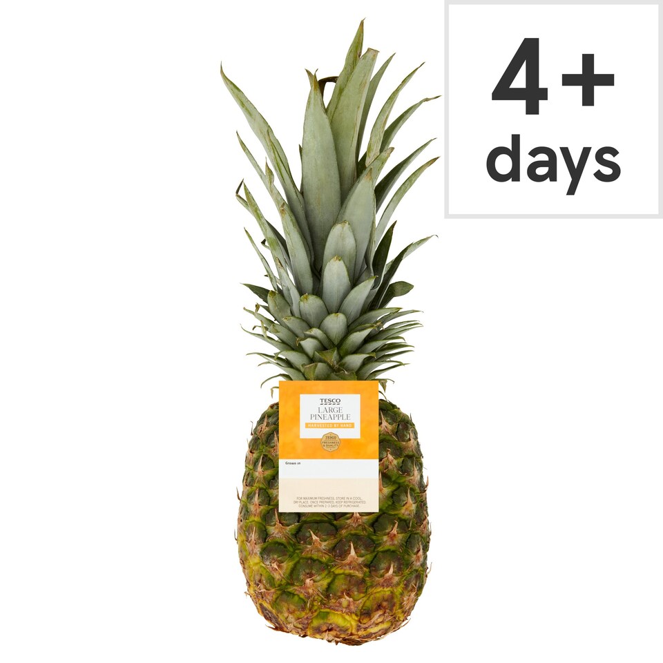 Tesco Large Pineapple Each Tesco Groceries