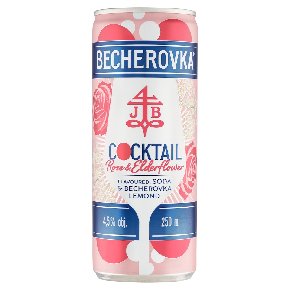 image 1 of Becherovka Cocktail Rose & Elderflower 250 ml