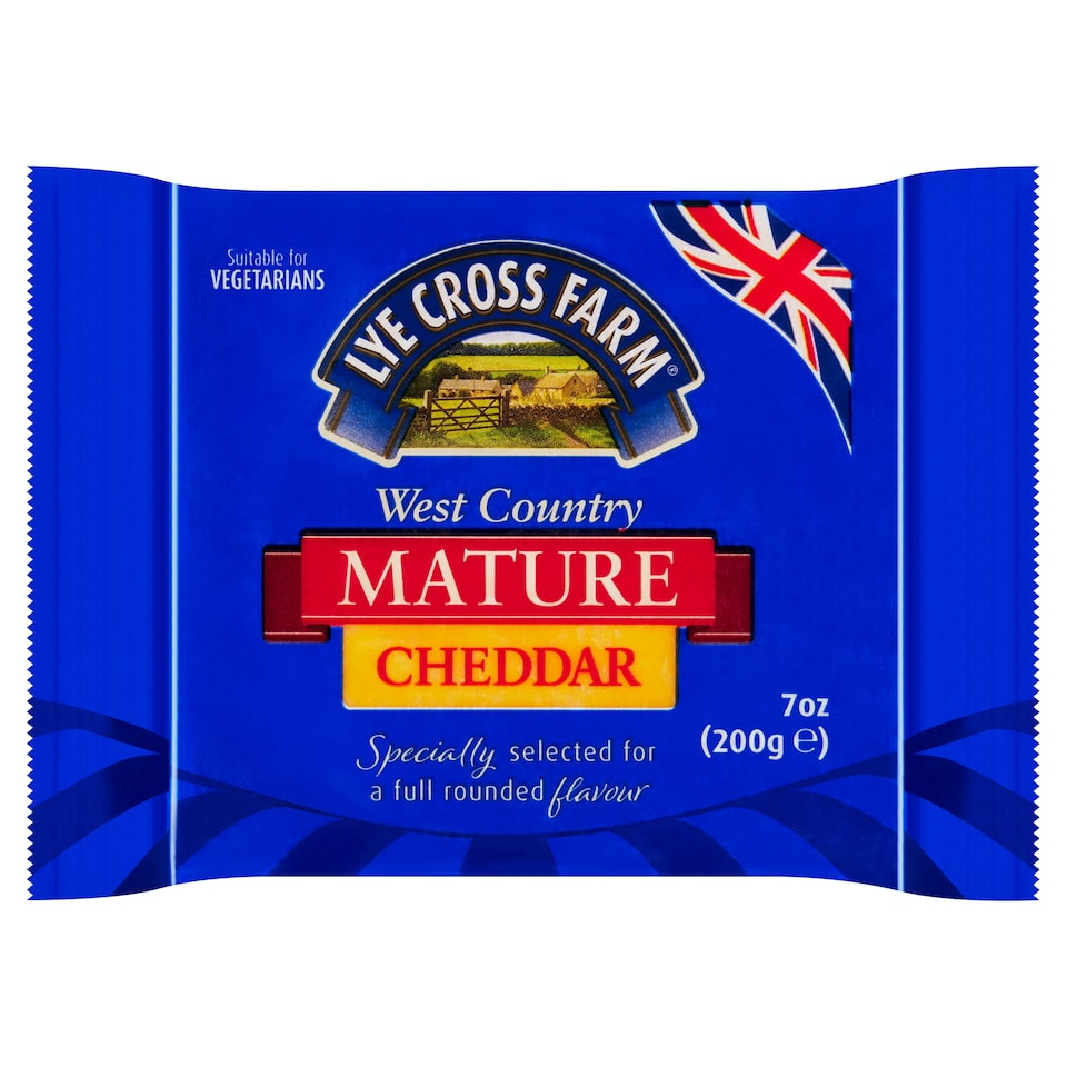 Lye Cross Farm English Mature Coloured cheddar 200g
