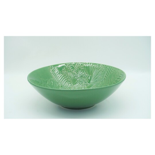 Tesco Palm Leaf Cermaic Serve Bowl Tesco Groceries
