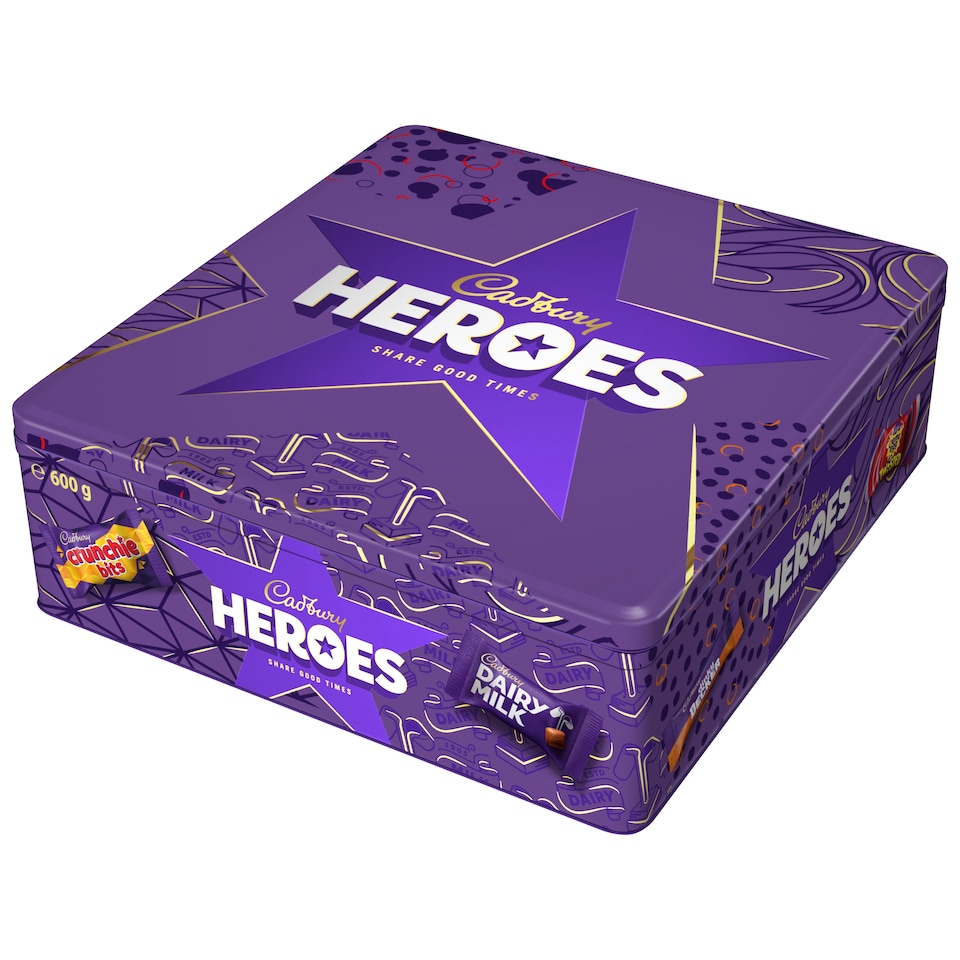 image 1 of CADBURY HEROES TIN 600G