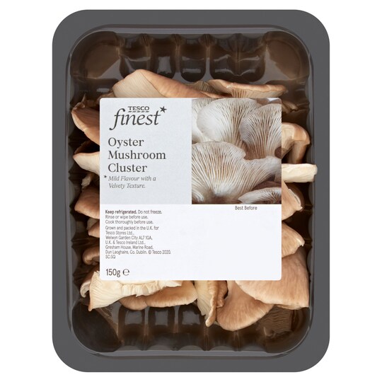 Tesco Finest Oyster Mushroom Cluster 150G Tesco Groceries