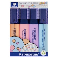 STAEDTLER Textsurfer Pastel Highlighters 4PK