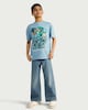 image 1 of Minecraft Pure Cotton Diamond Miner T-Shirt in Blue