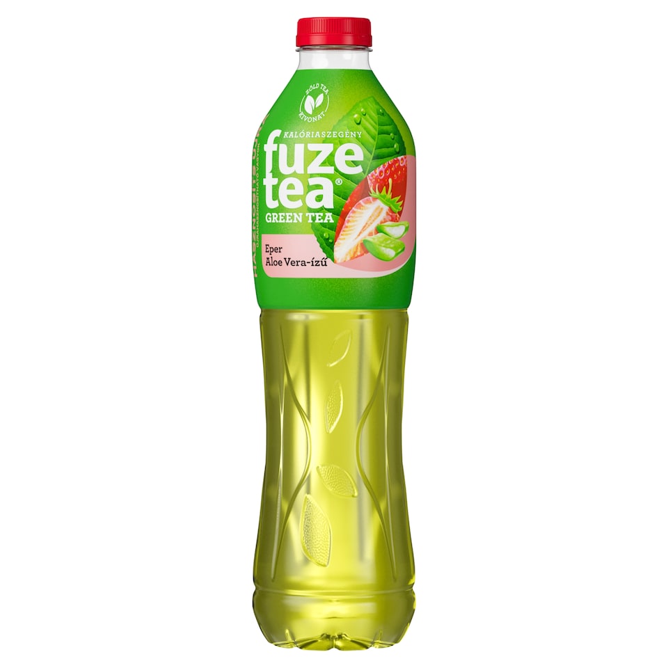 Fuze Tea szénsavmentes eper-aloe vera-ízű üdítőital zöld tea kivonattal 1,5 l