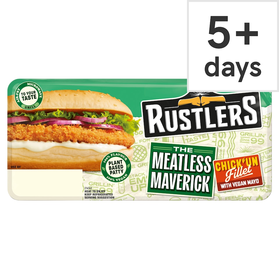 Rustlers Meatless Chick Un Fillet 162G