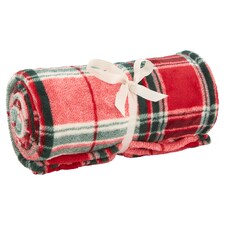 Tesco Check Printed Throw