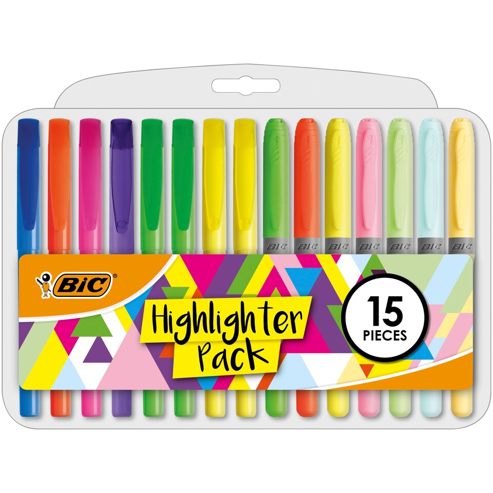 Bic Highlighters 15 Pack