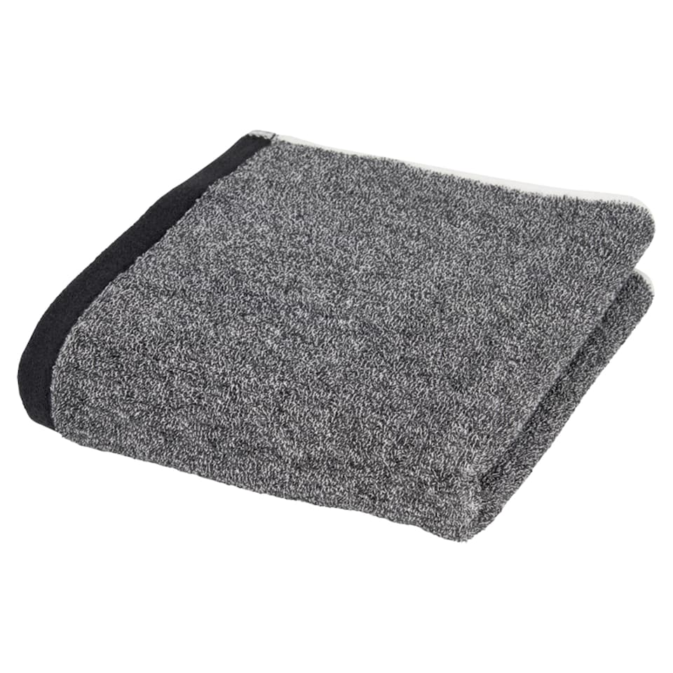 Tesco Black Marl Bath Sheet
