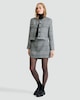 image 2 of F&F Check Cropped Jacket in Black