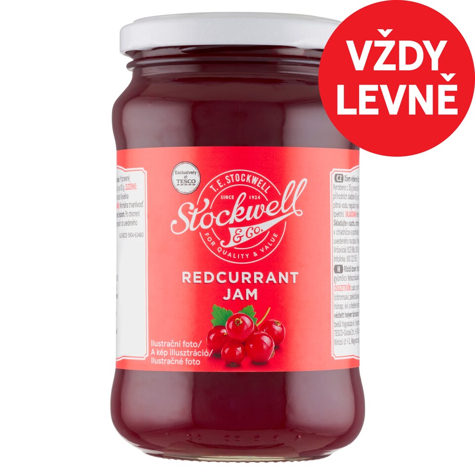 Stockwell & Co. Redcurrant Jam 450g