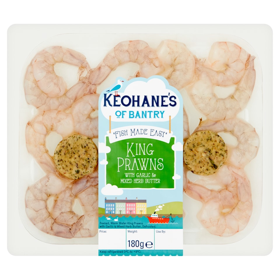 Keoh/Ob King Prawns Garlic Mixed Herb Butter 180G