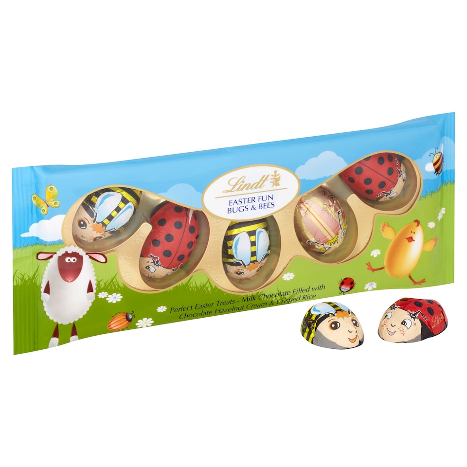 image 1 of Lindt Easter Fun Bugs And Bees Truffles 50G
