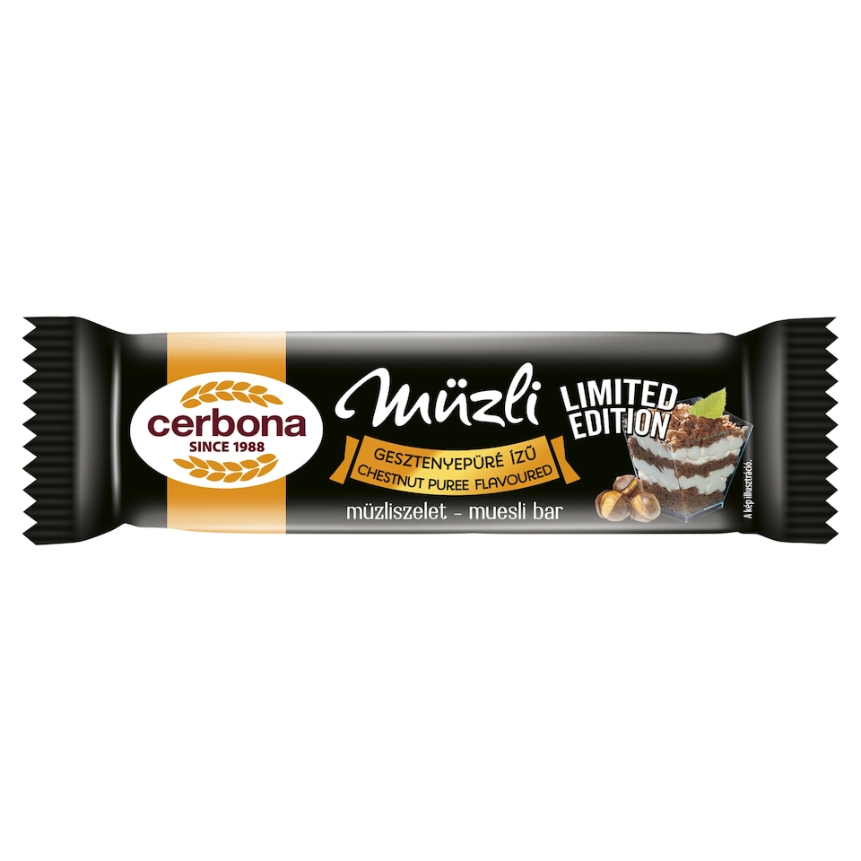 Cerbona Müzli Chestnut Puree Flavoured Muesli Bar 20 g