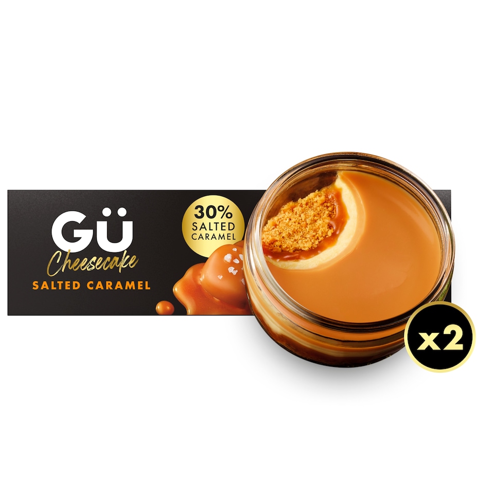 image 1 of Gu Salted Caramel Cheesecake Dessert (2x82g)