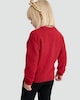 image 1 of F&F Girls Knitted Reindeer Christmas Print Jumper in Pink