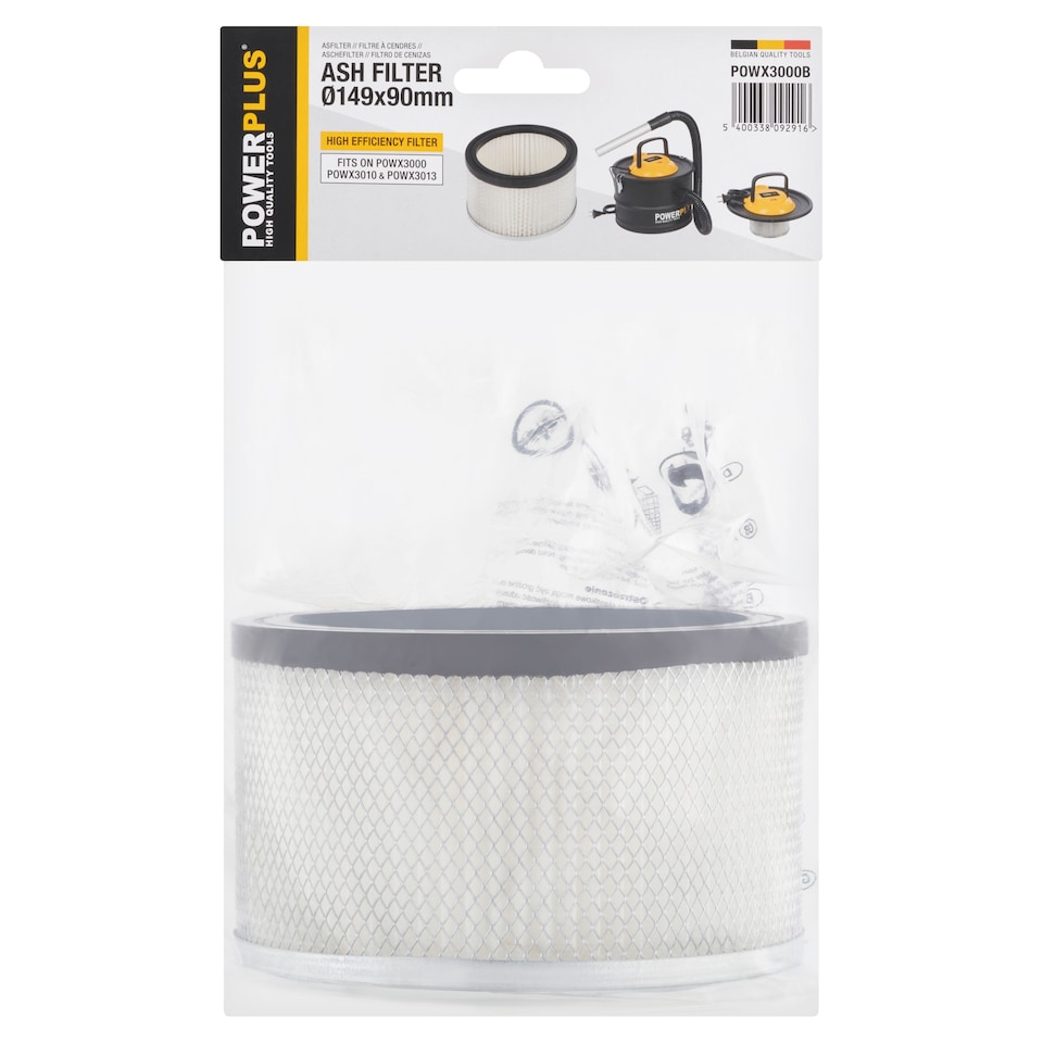 Powerplus ASH filter 149 x 90 mm
