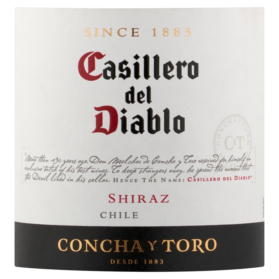 image 1 of Casillero Del Diablo Shiraz 75Cl