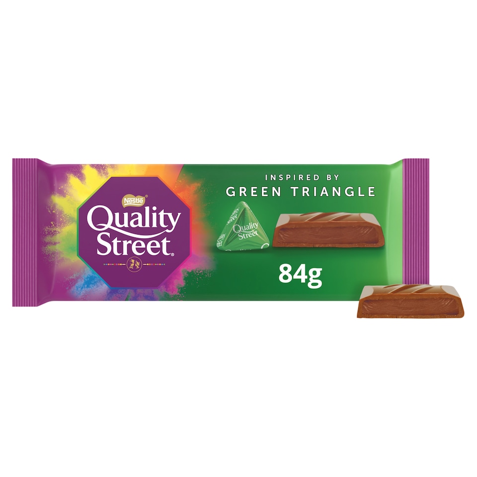 image 1 of QUALITY STREET Green Triangle 84g