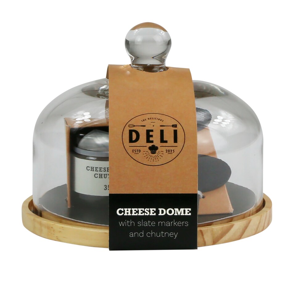 image 1 of The Delicious Deli Cheese Dome Christmas Gift