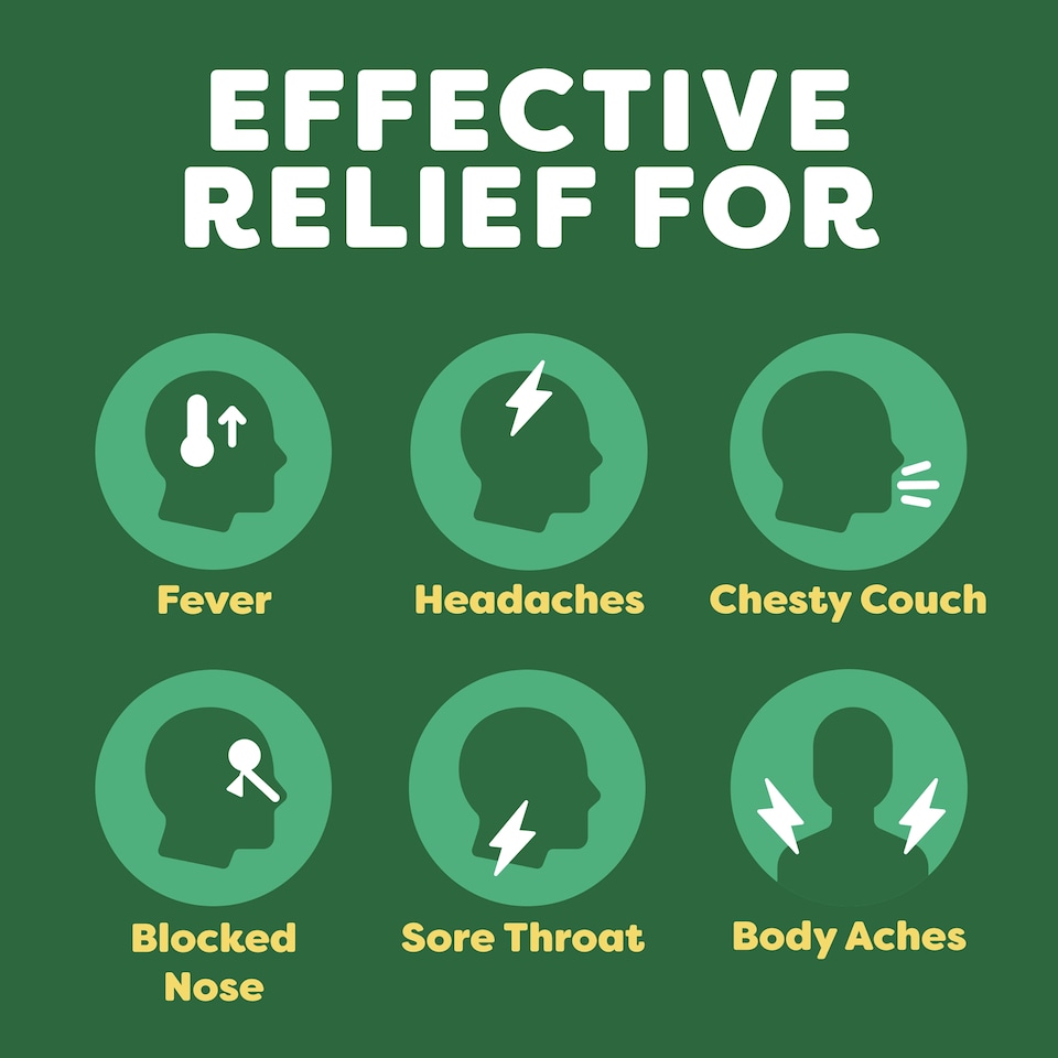 image 1 of Lemsip Max All in One Capsules - Cold, Flu, Sore Throat Relief 16s