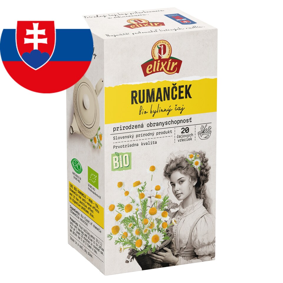 Elixír Organic Chamomile Herb Tea 20 x 1.5 g (30 g)