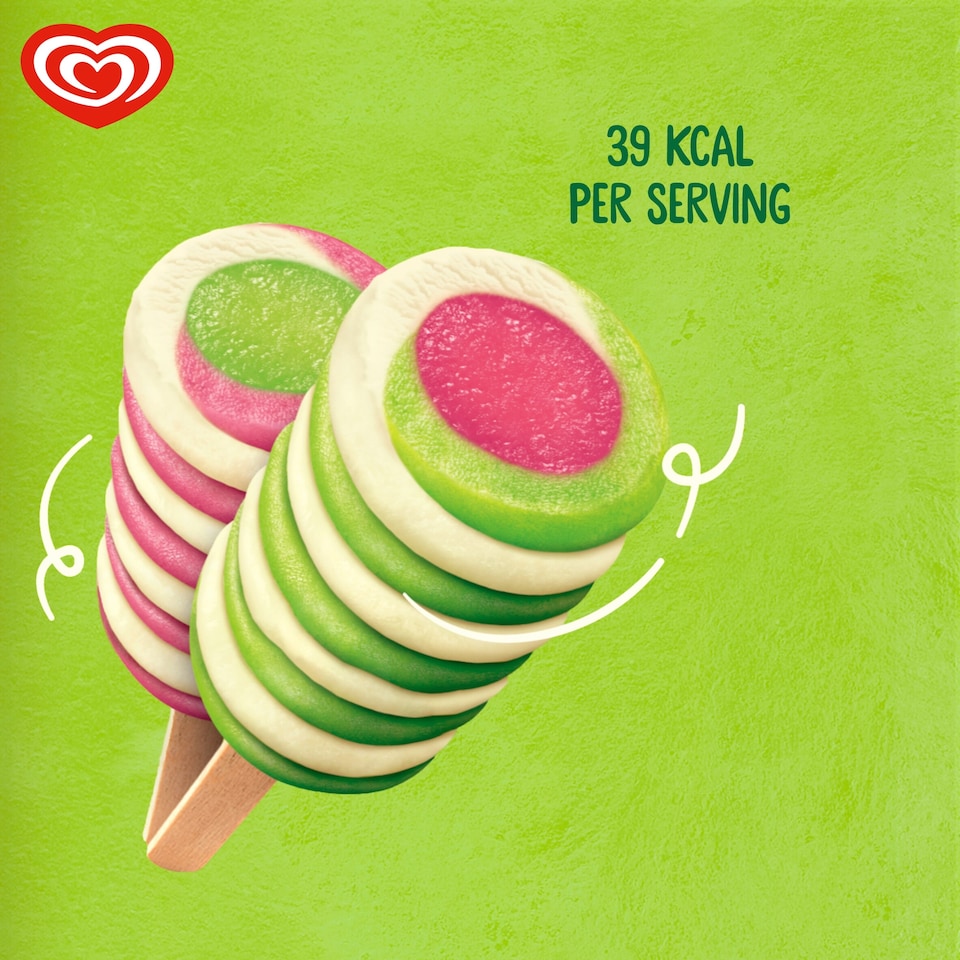 image 1 of Wall's Twister Mini Pineapple Ice Cream Lollies 6x50ml