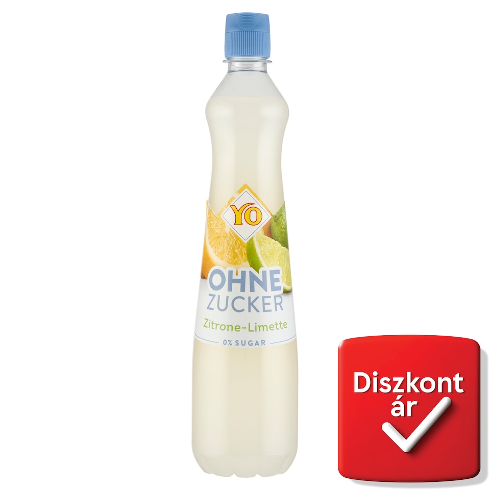 Yo citrom-lime ízű szörp édesítőszerekkel 0,7 l 