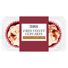 Tesco Red Velvet Cupcake 2 Pack