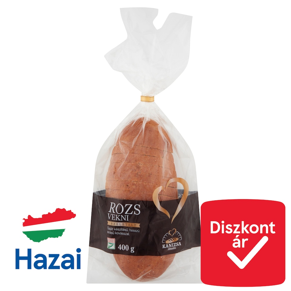Kanizsa Pékség szeletelt rozs vekni 400 g