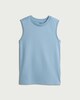 image 4 of F&F Boys Pure Cotton Oversized Fit Vest in Blue