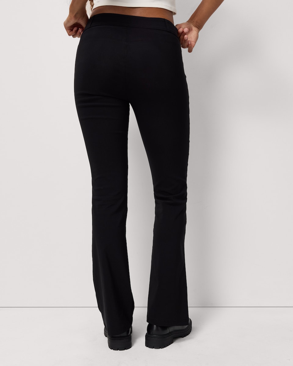 image 1 of OH ME OH MY Flared Trousers in Black