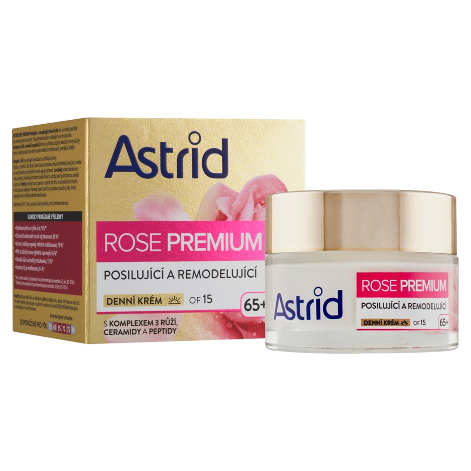 Obrázek 1 pro produkt Astrid Rose Premium posilující a remodelující denní krém OF 15 50ml