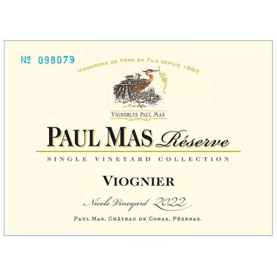 image 1 of Paul Mas Reserve Viognier 750Ml