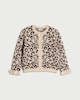 image 4 of F&F Girls Animal Print Cardigan in Multi Brown