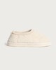 image 1 of F&F Girls Borg Textured Mule Slippers in Neutral