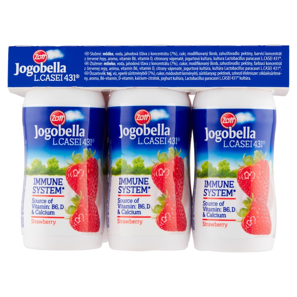 Obrázek 1 pro produkt Zott Jogobella L.Casei 431 jogurtový nápoj 6 x 100g (600g)