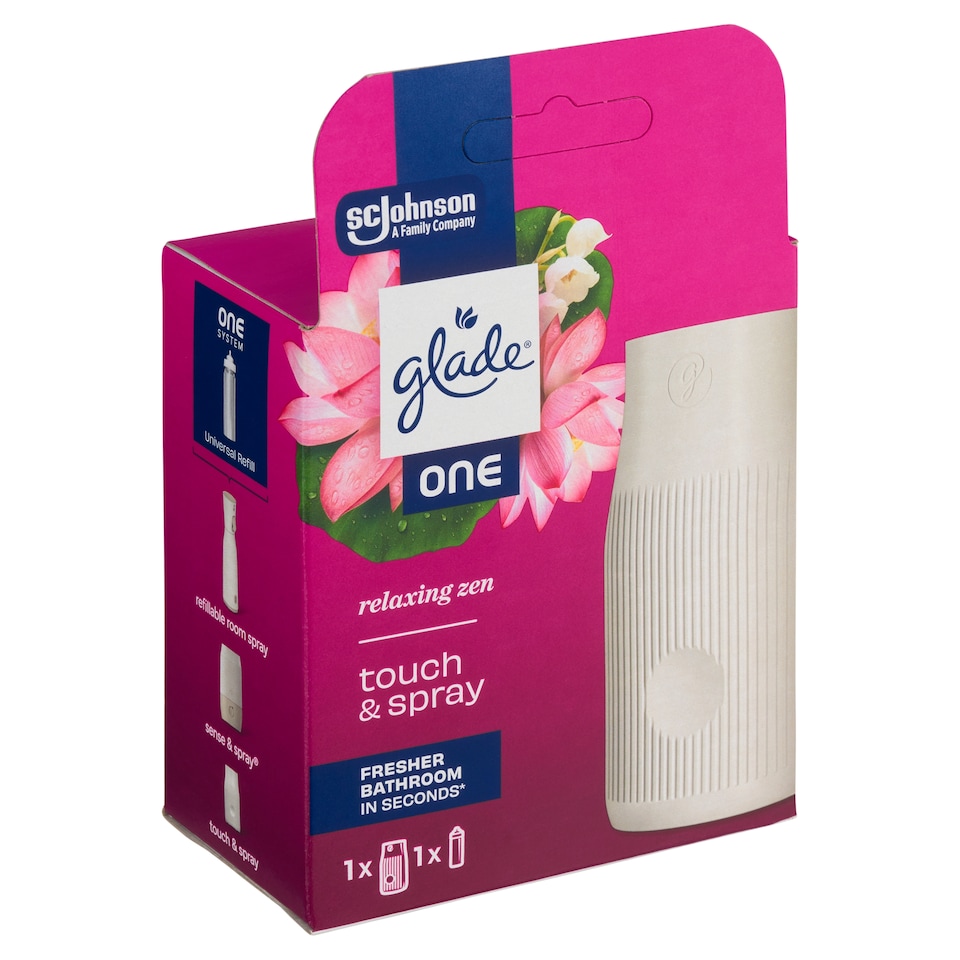image 1 of Glade One Relaxing Zen Bathroom Spray 10ml